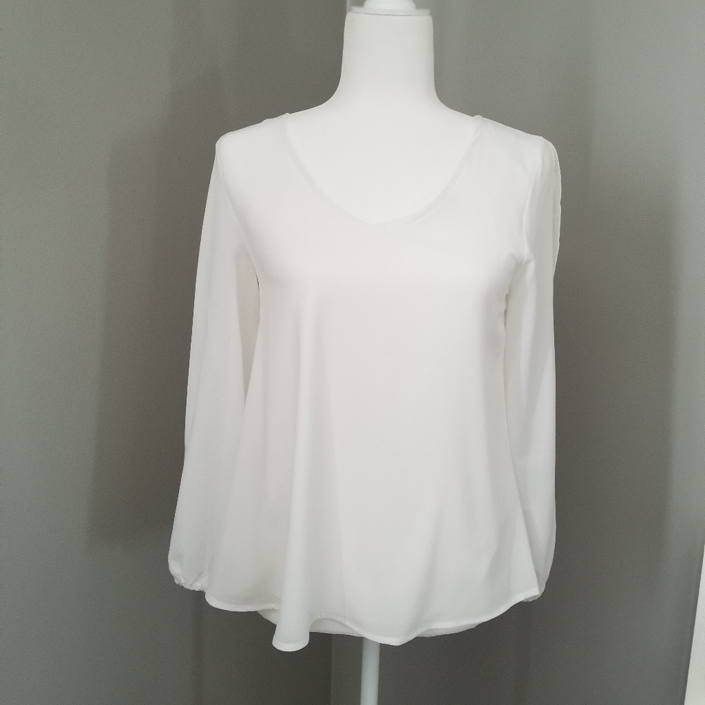 Off-White Open Shoulder Top